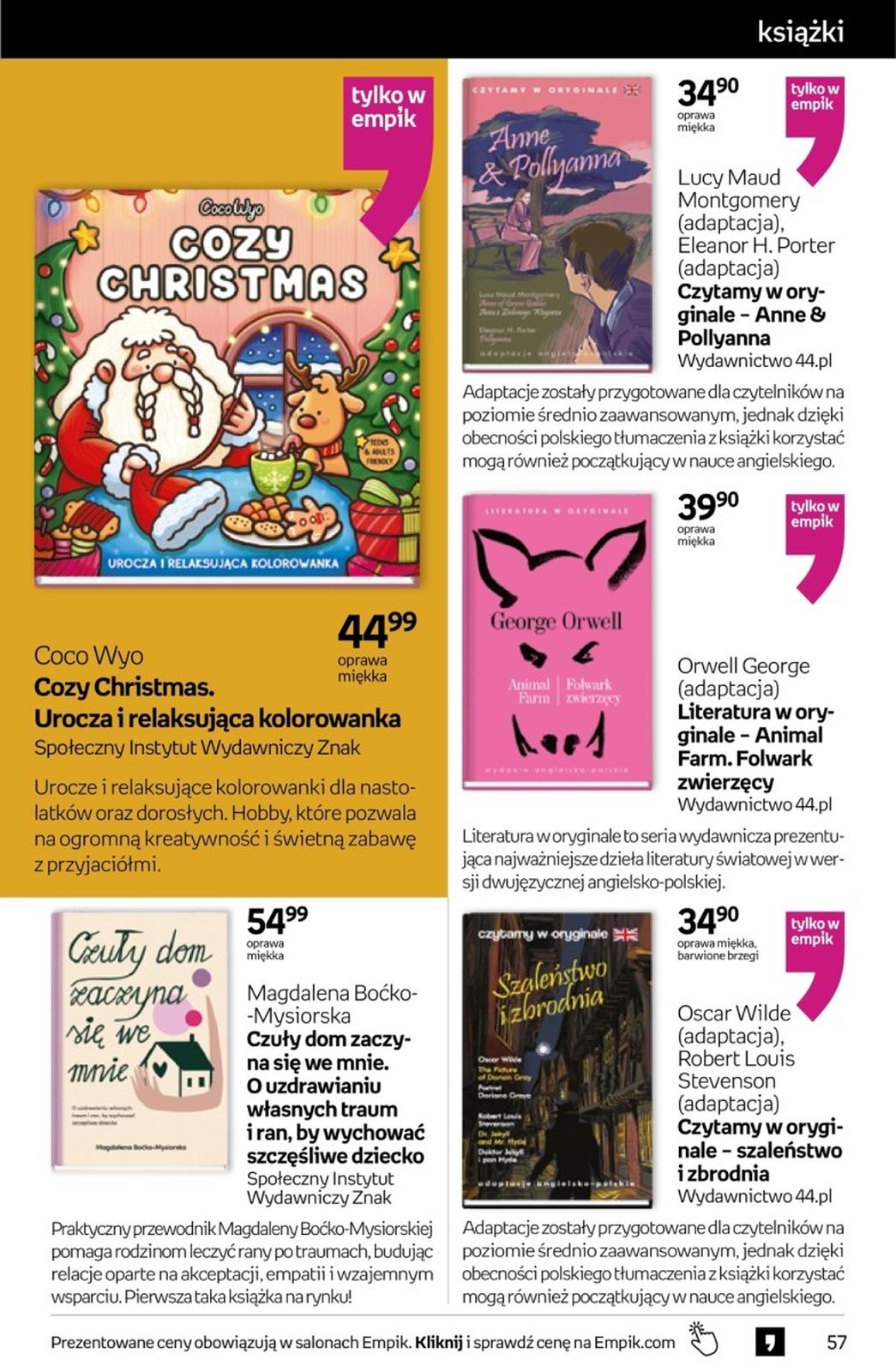 Gazetka promocyjna empik str. 57