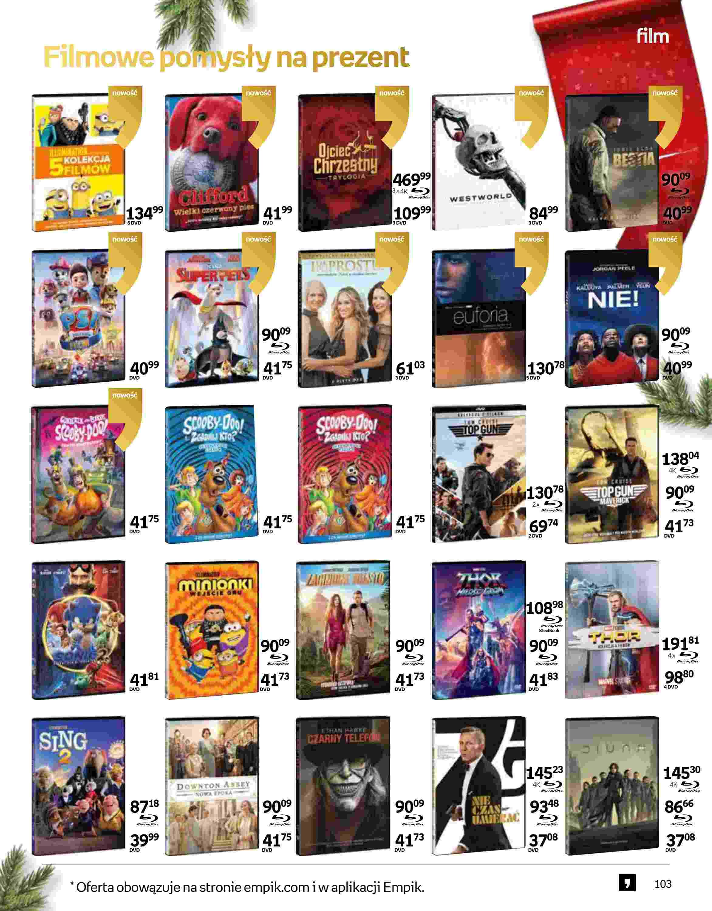 Gazetka promocyjna empik str. 103