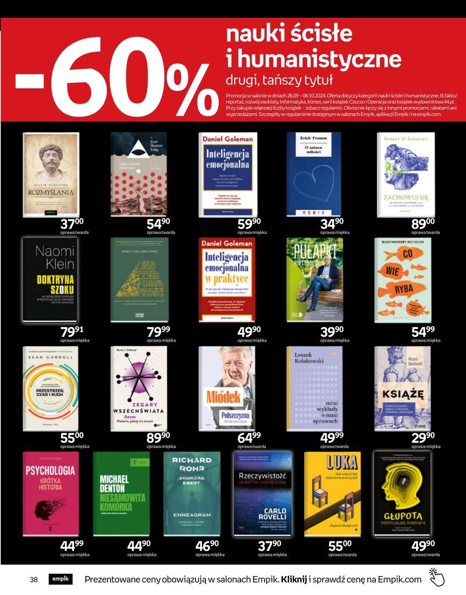 Gazetka promocyjna empik str. 38
