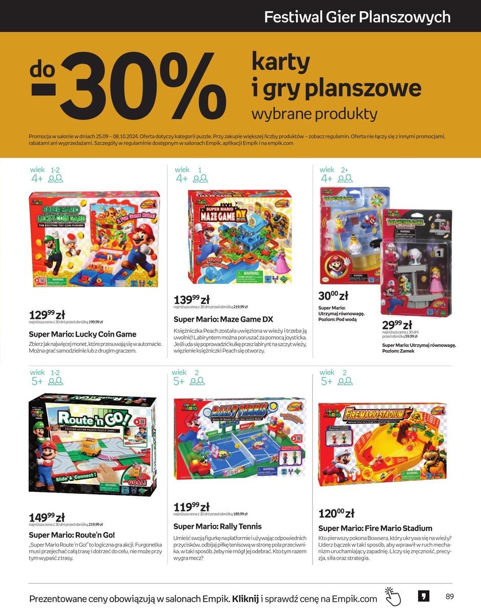 Gazetka promocyjna empik str. 89