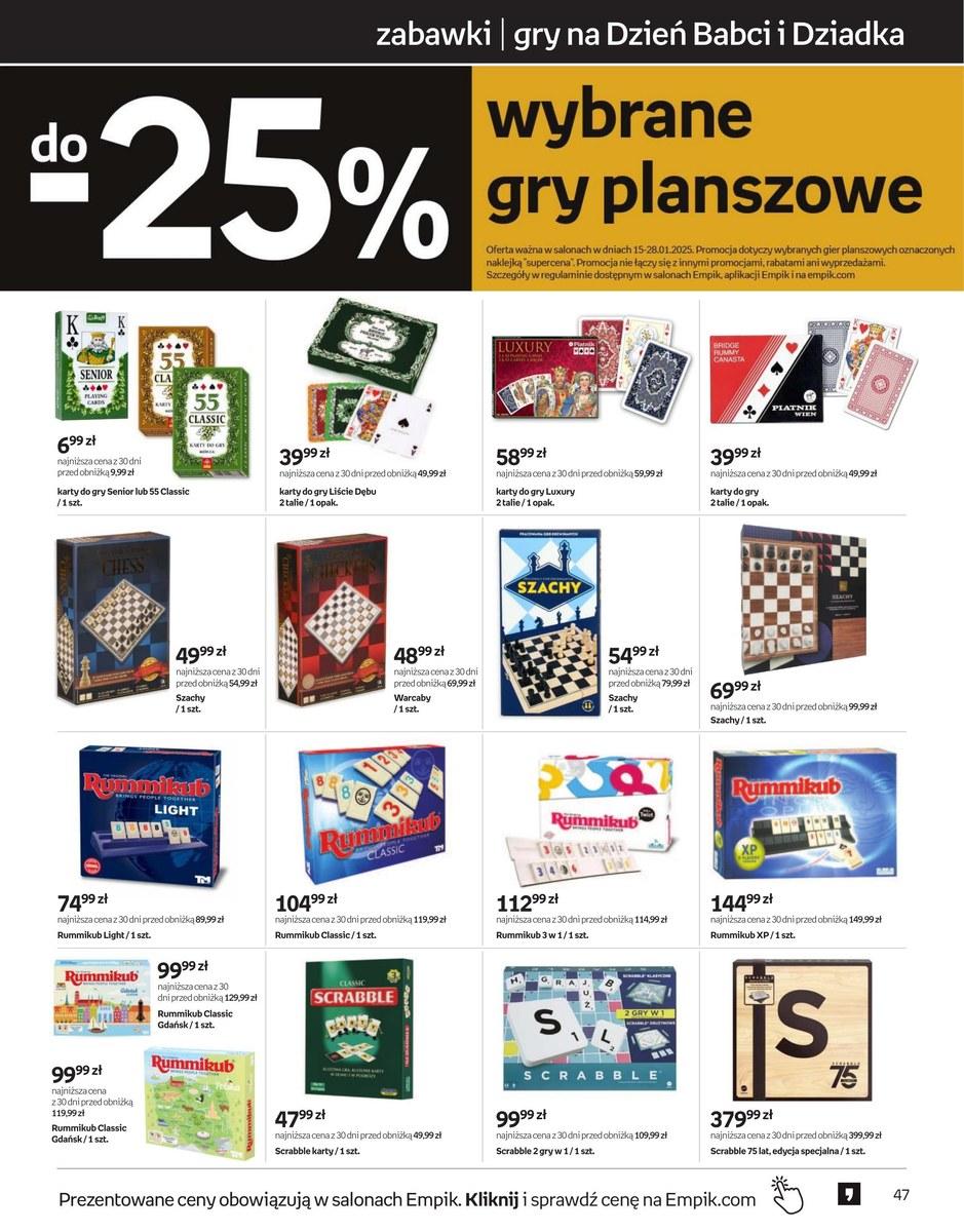 Gazetka promocyjna empik str. 47