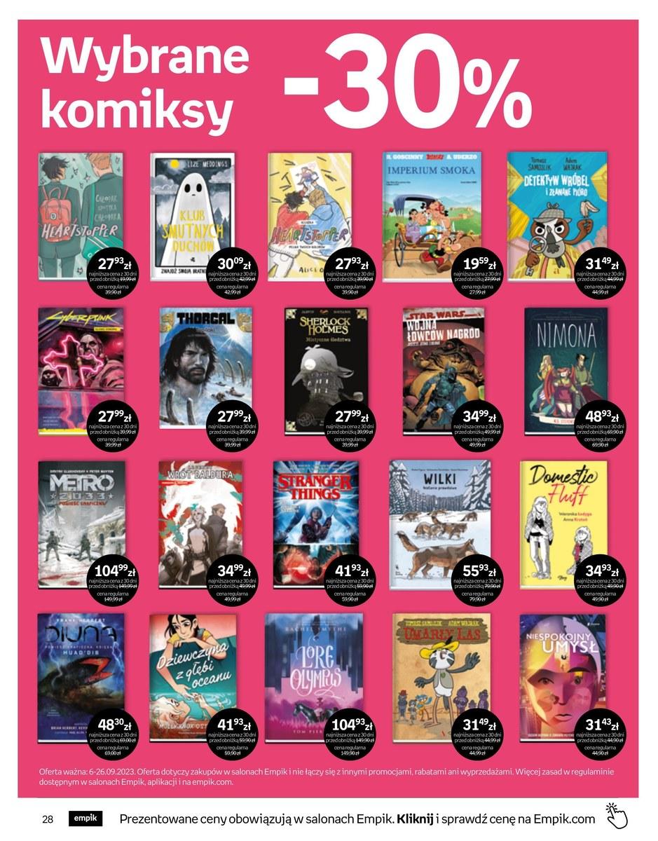 Gazetka promocyjna empik str. 28