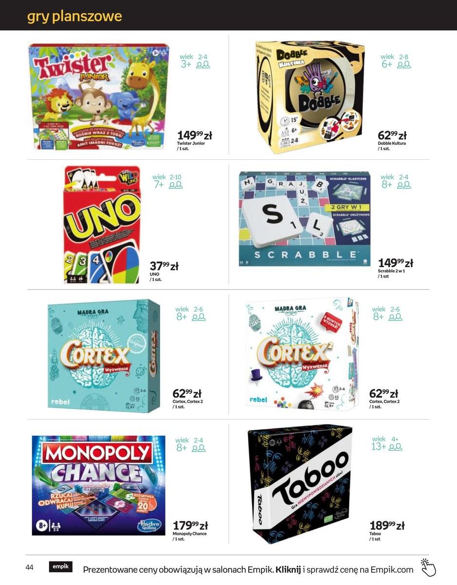 Gazetka promocyjna empik str. 44