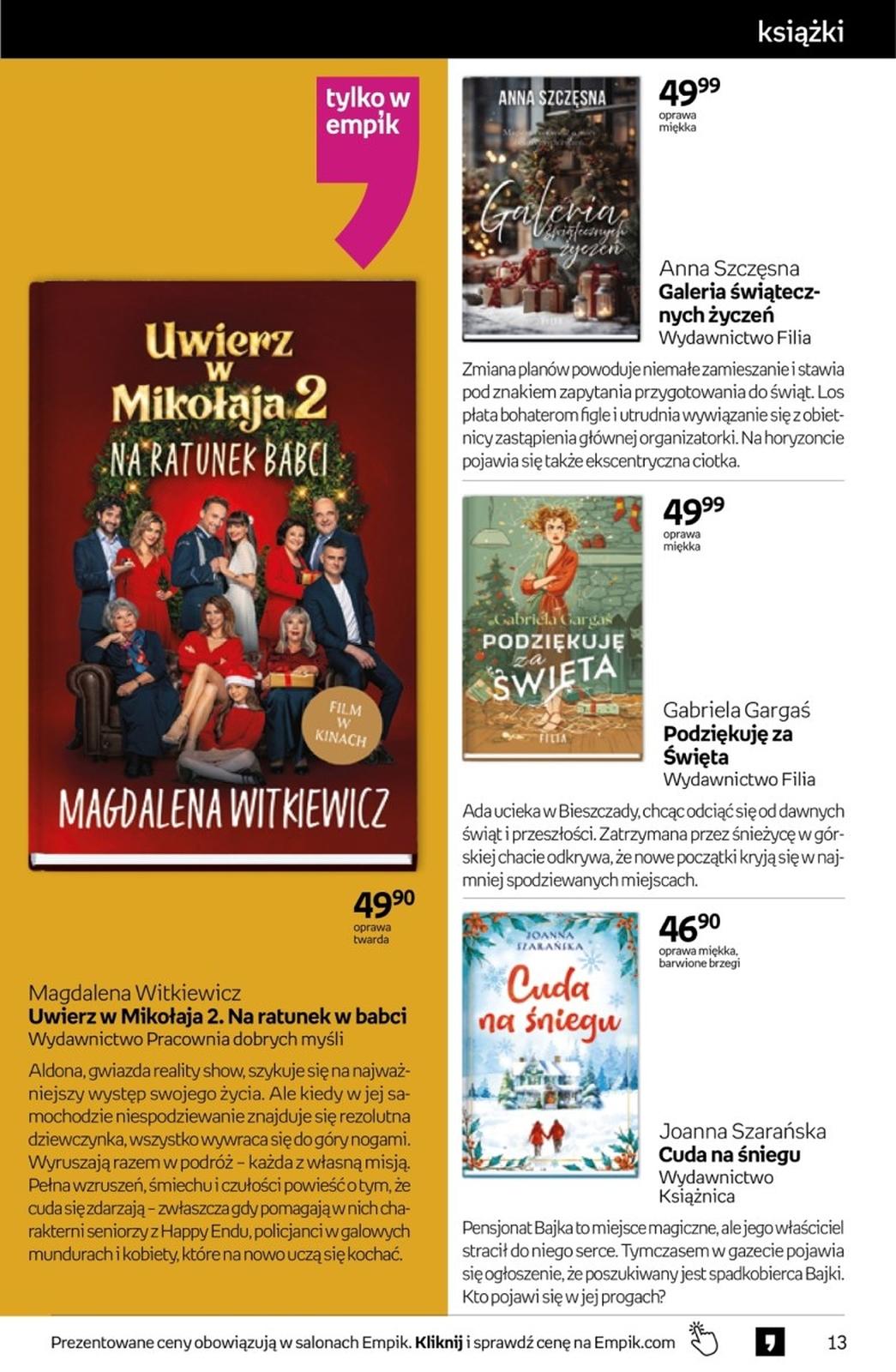 Gazetka promocyjna empik str. 13
