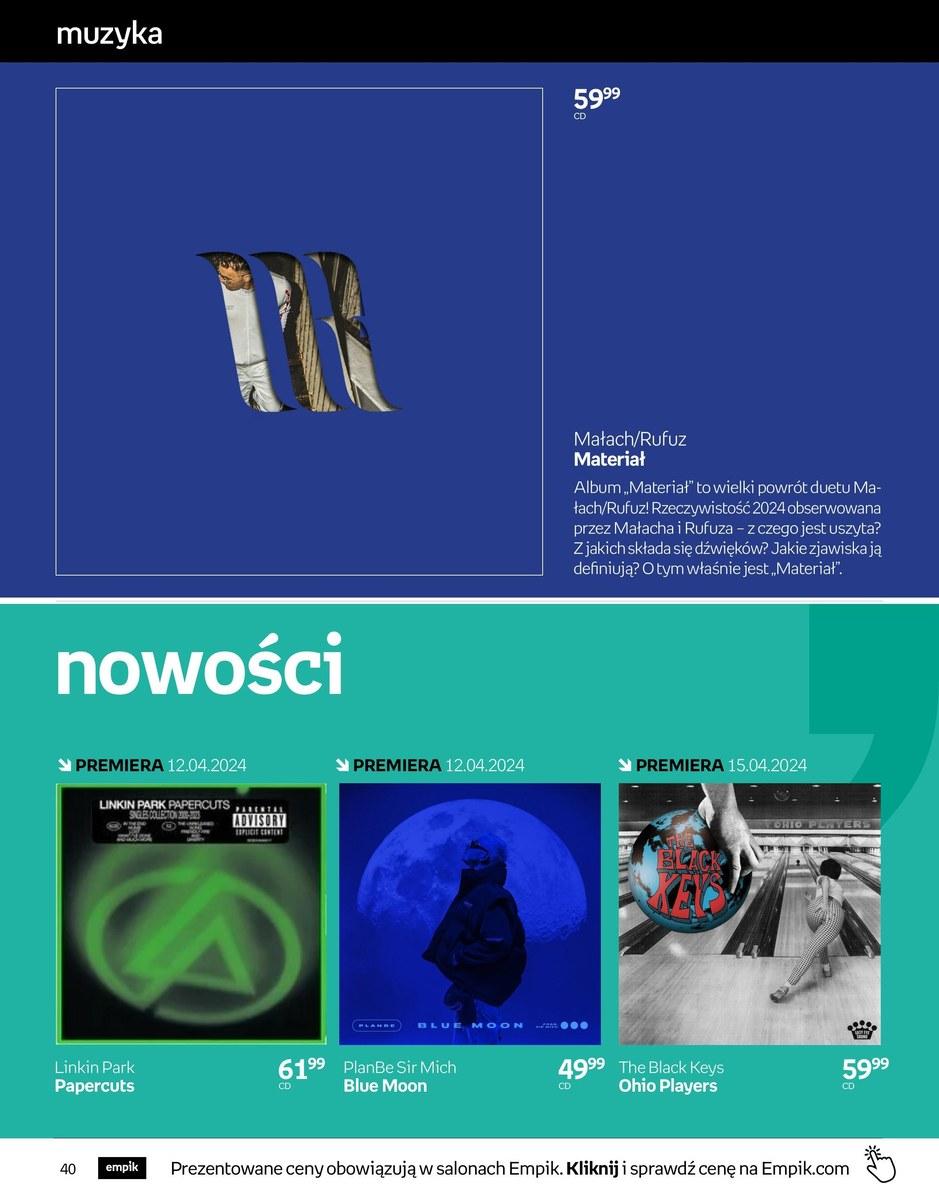 Gazetka promocyjna empik str. 40