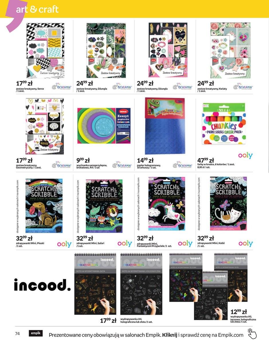 Gazetka promocyjna empik str. 74