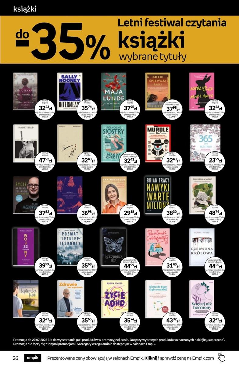 Gazetka promocyjna empik str. 26