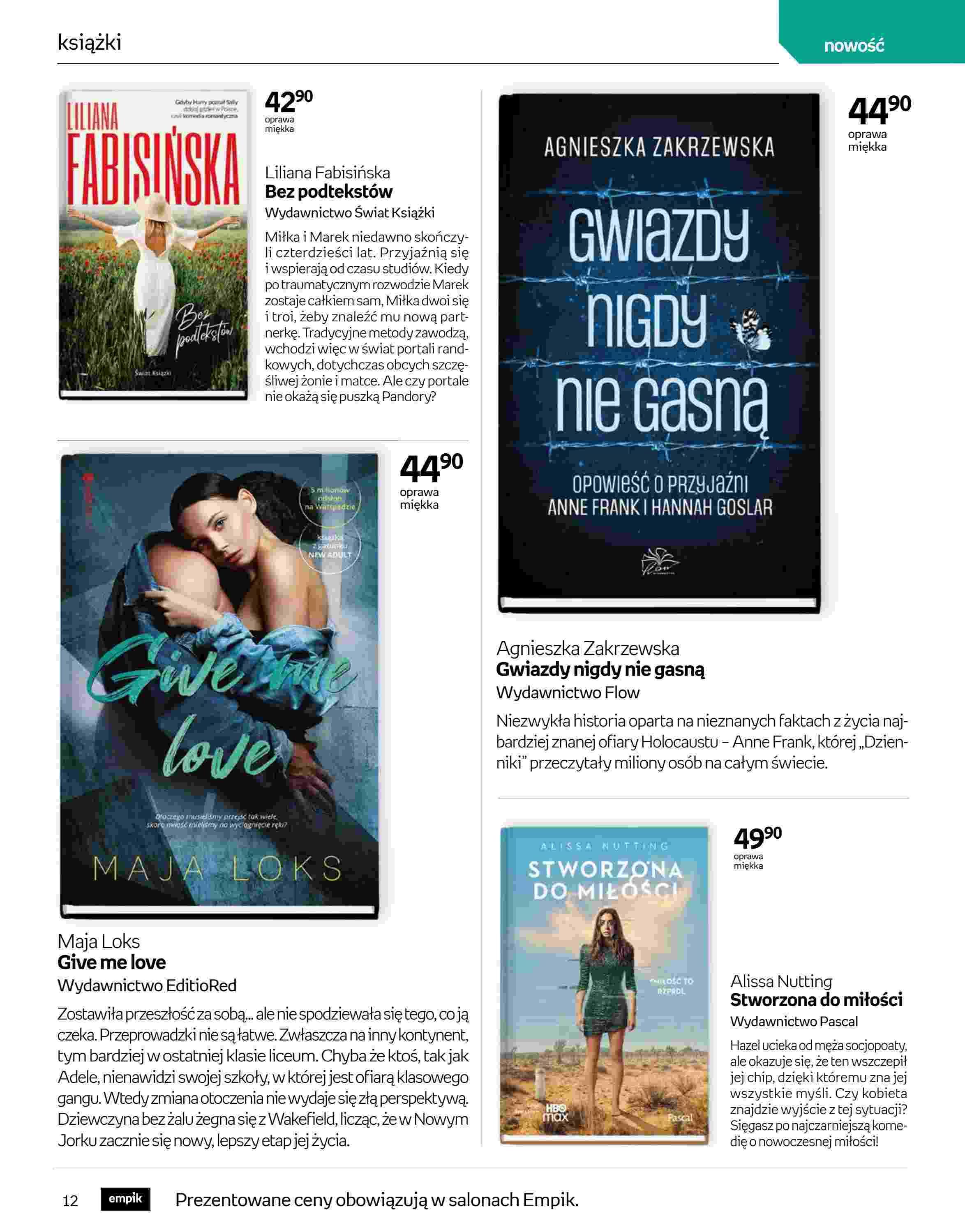 Gazetka promocyjna empik str. 12