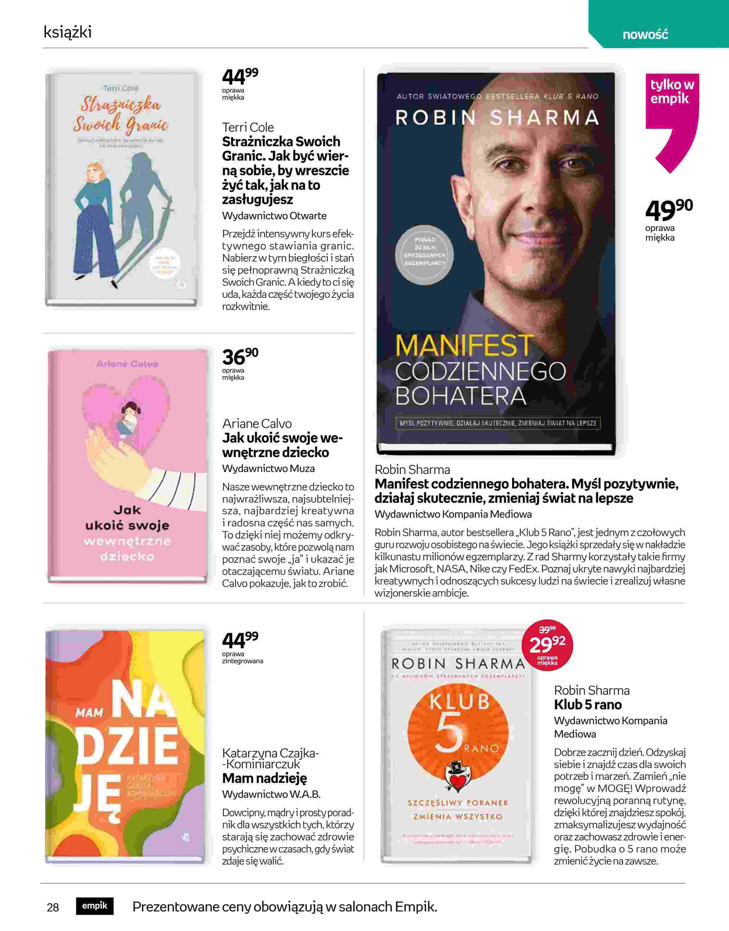 Gazetka promocyjna empik str. 28