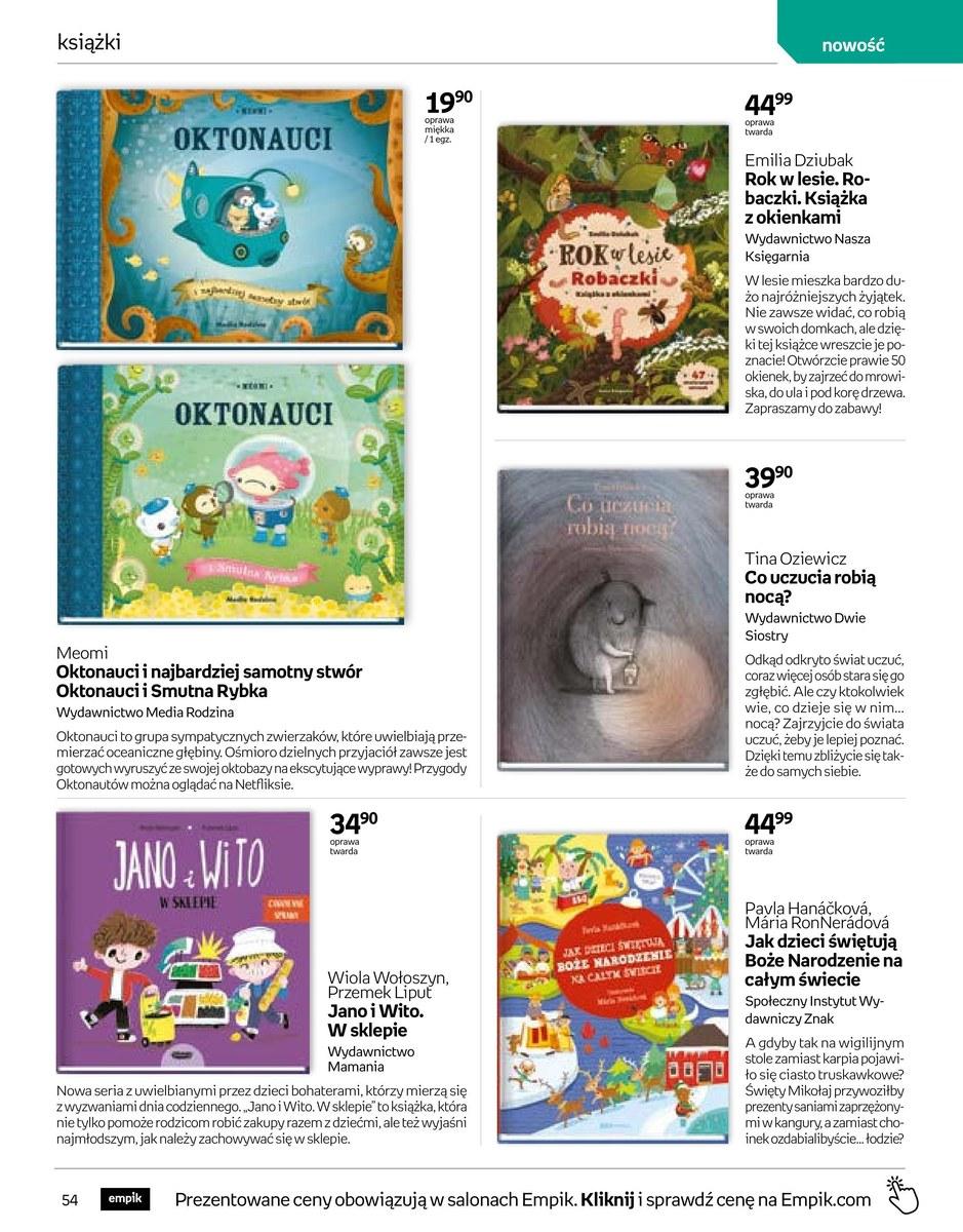 Gazetka promocyjna empik str. 54