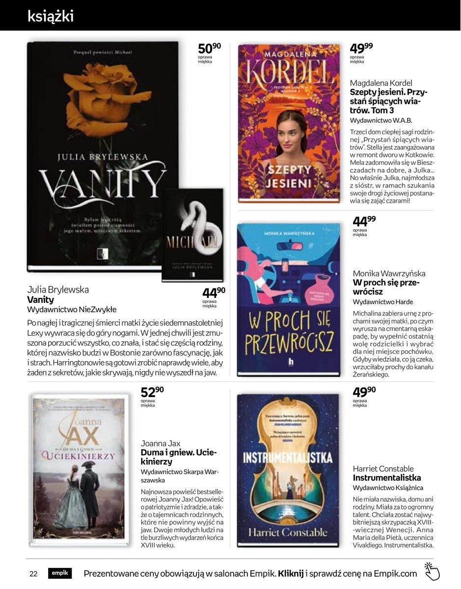 Gazetka promocyjna empik str. 22