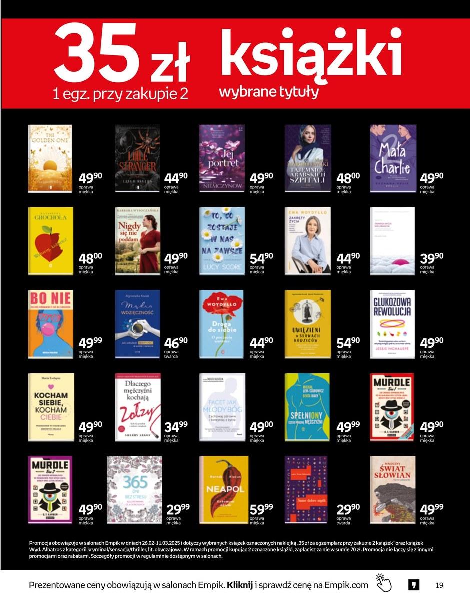 Gazetka promocyjna empik str. 19