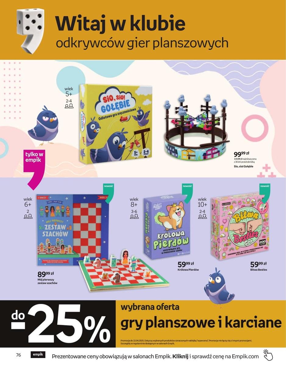 Gazetka promocyjna empik str. 76