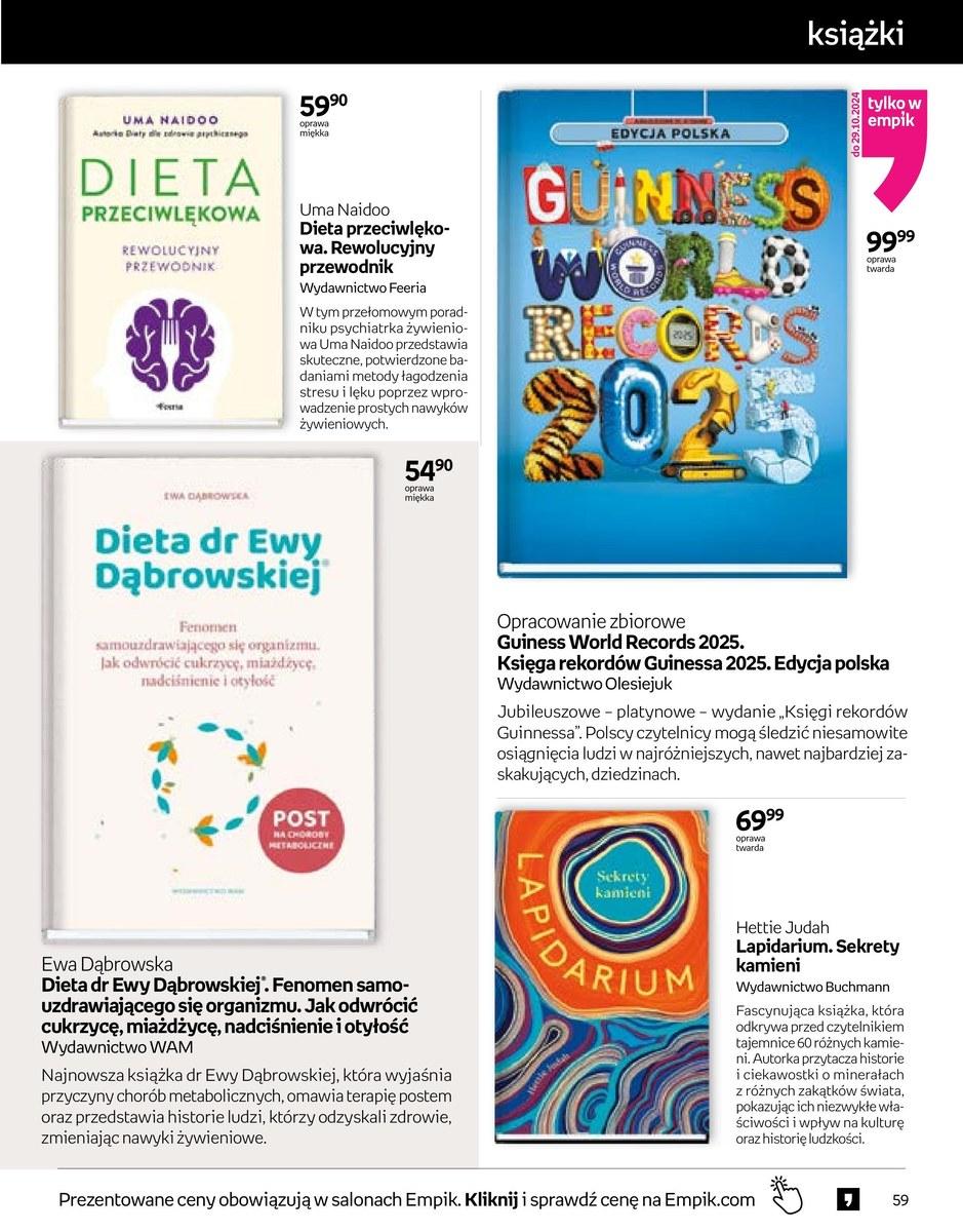 Gazetka promocyjna empik str. 59
