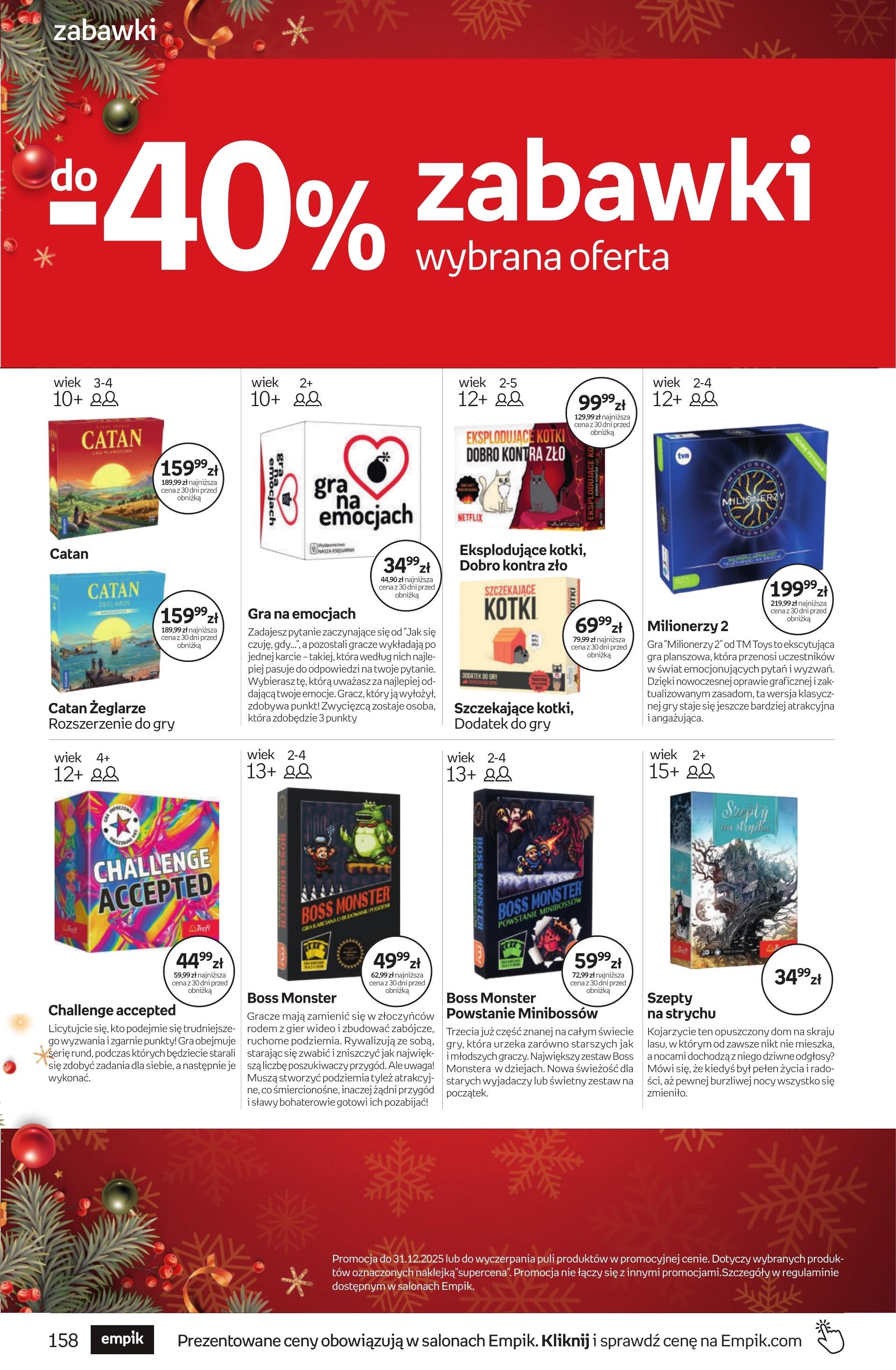 Gazetka promocyjna empik str. 158