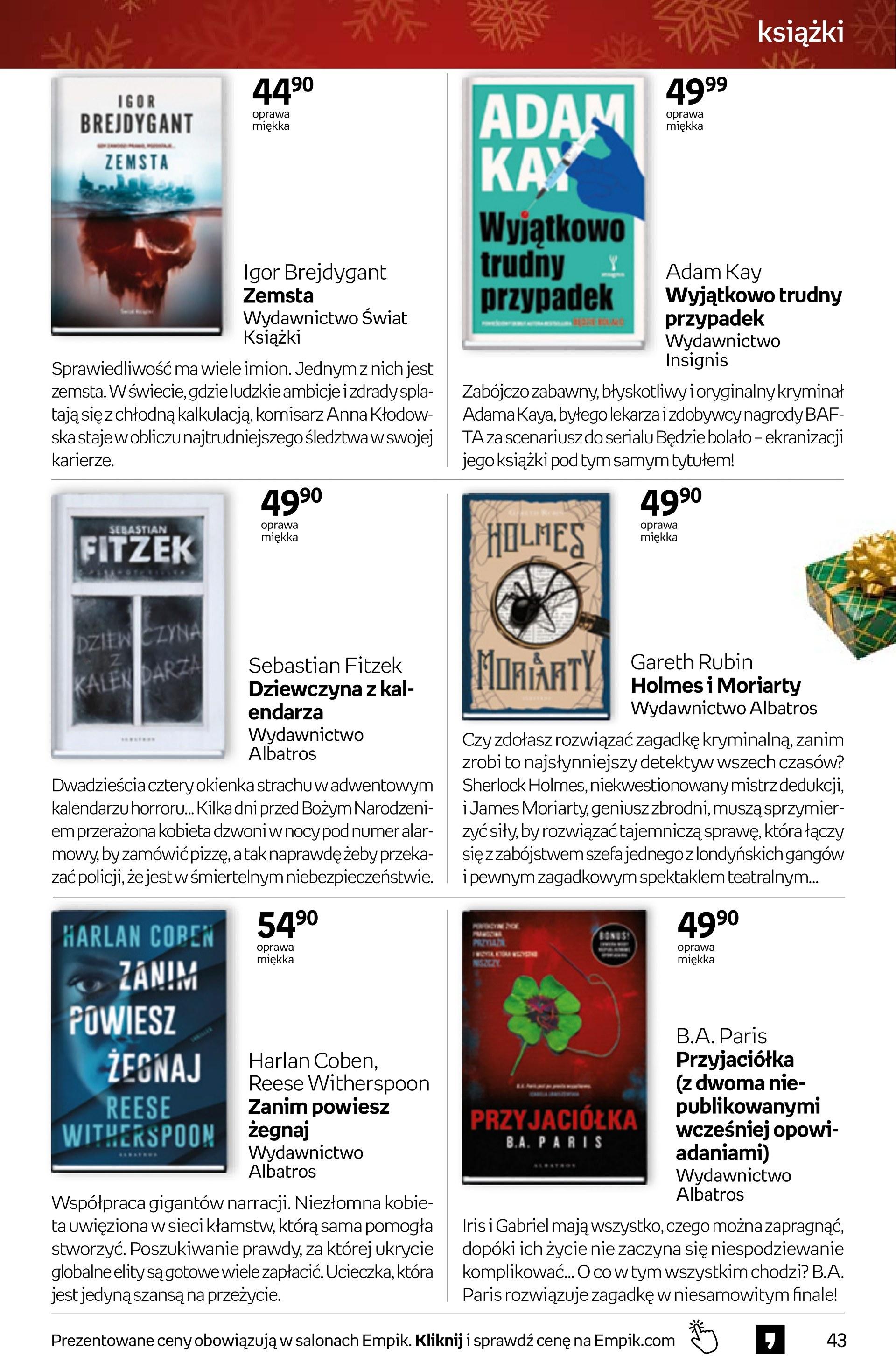 Gazetka promocyjna empik str. 43