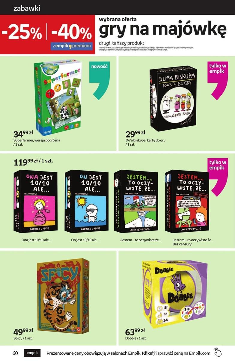 Gazetka promocyjna empik str. 60