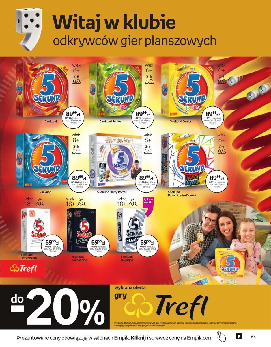 Gazetka promocyjna empik str. 63