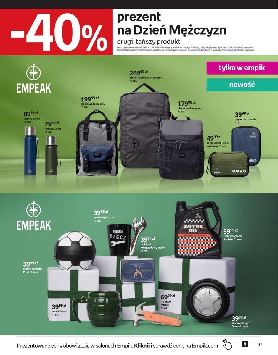 Gazetka promocyjna empik str. 87