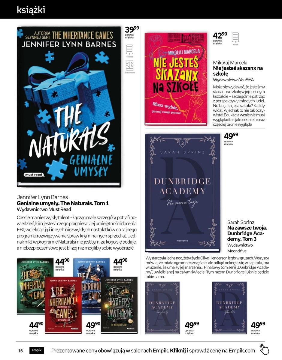 Gazetka promocyjna empik str. 16