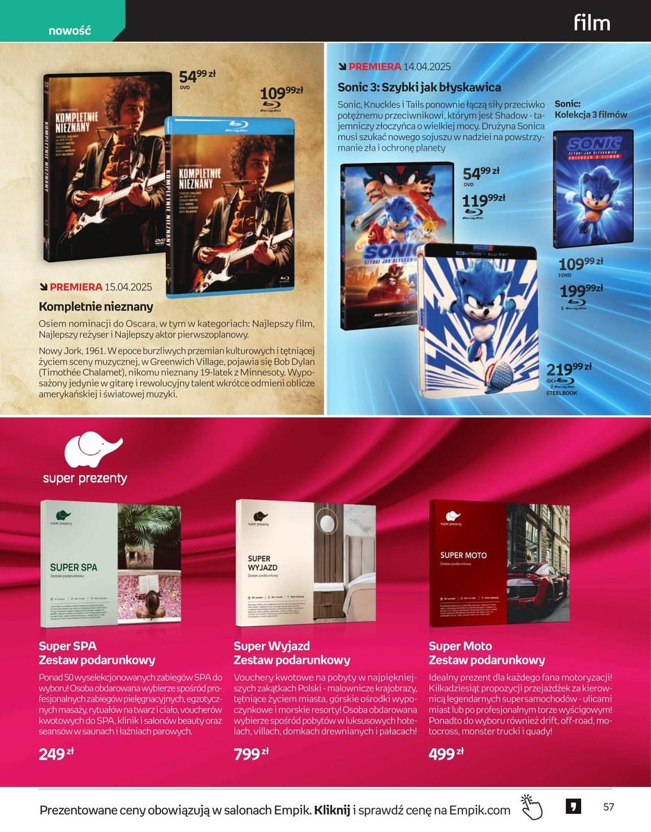 Gazetka promocyjna empik str. 57