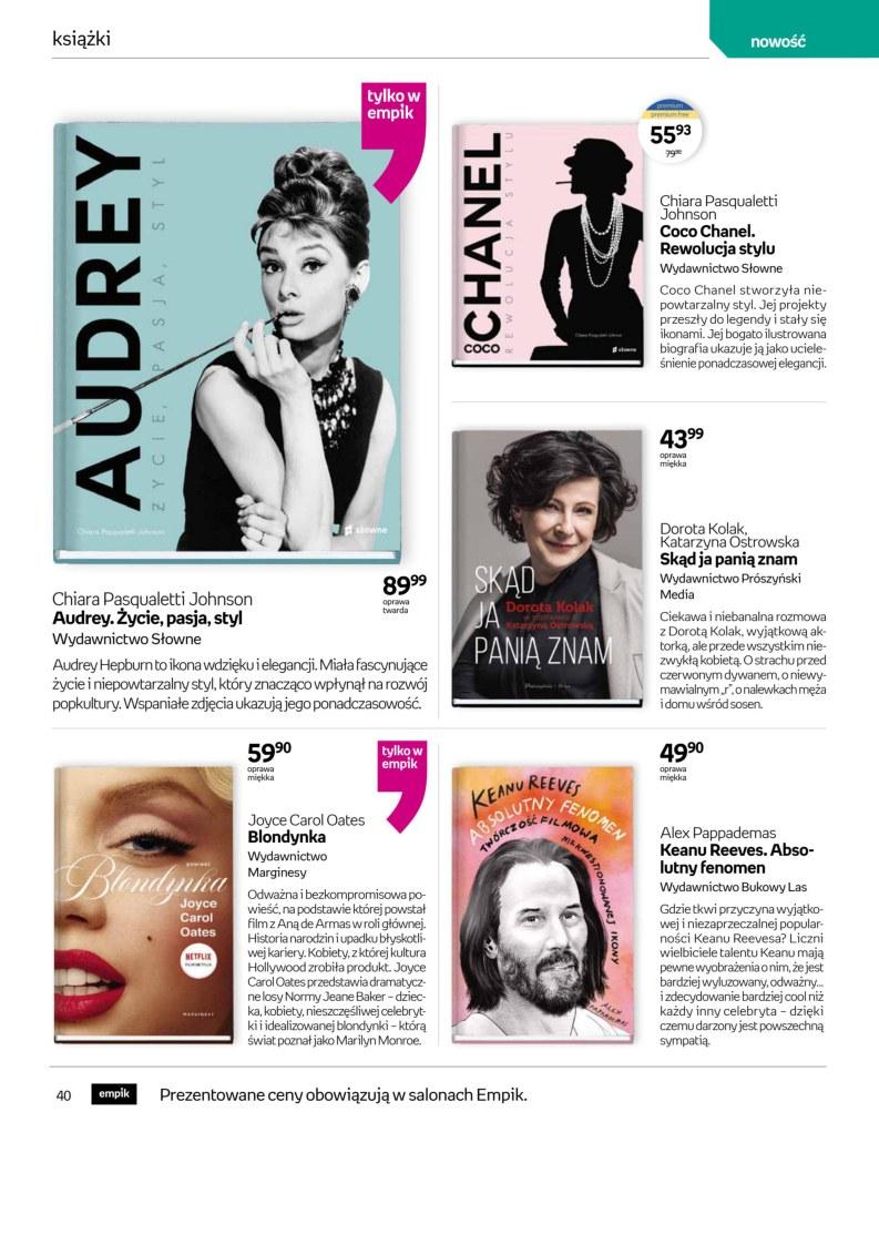 Gazetka promocyjna empik str. 40