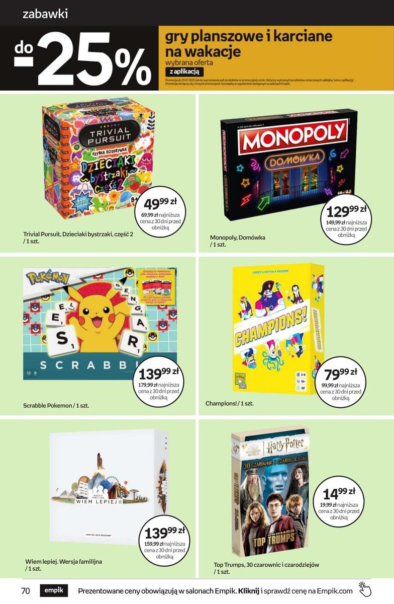 Gazetka promocyjna empik str. 70