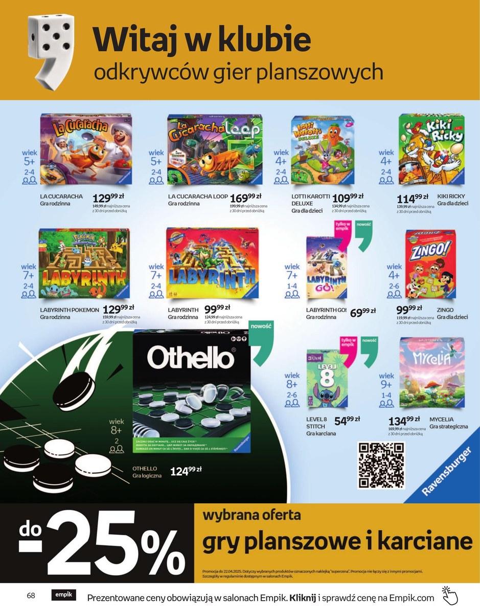 Gazetka promocyjna empik str. 68