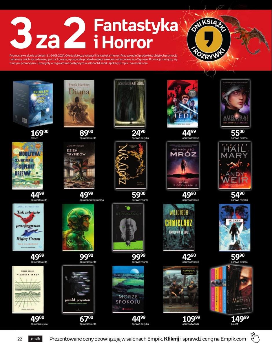 Gazetka promocyjna empik str. 22