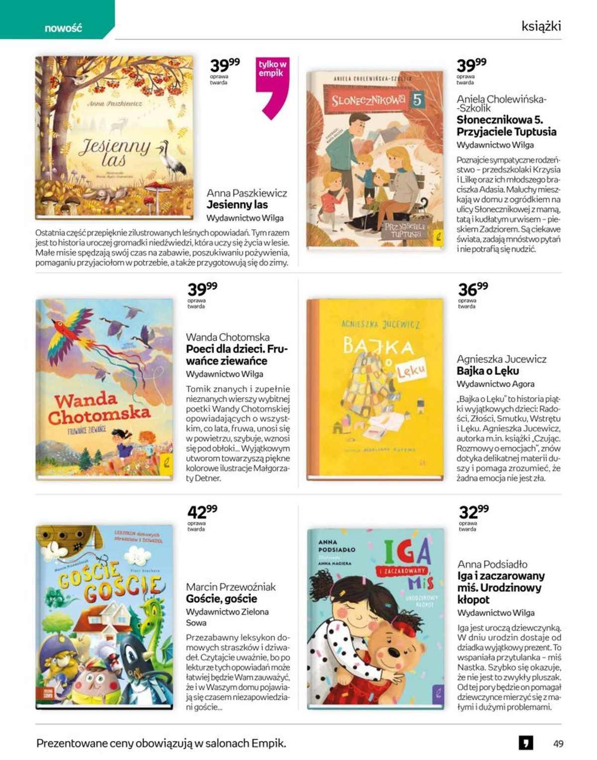 Gazetka promocyjna empik str. 49