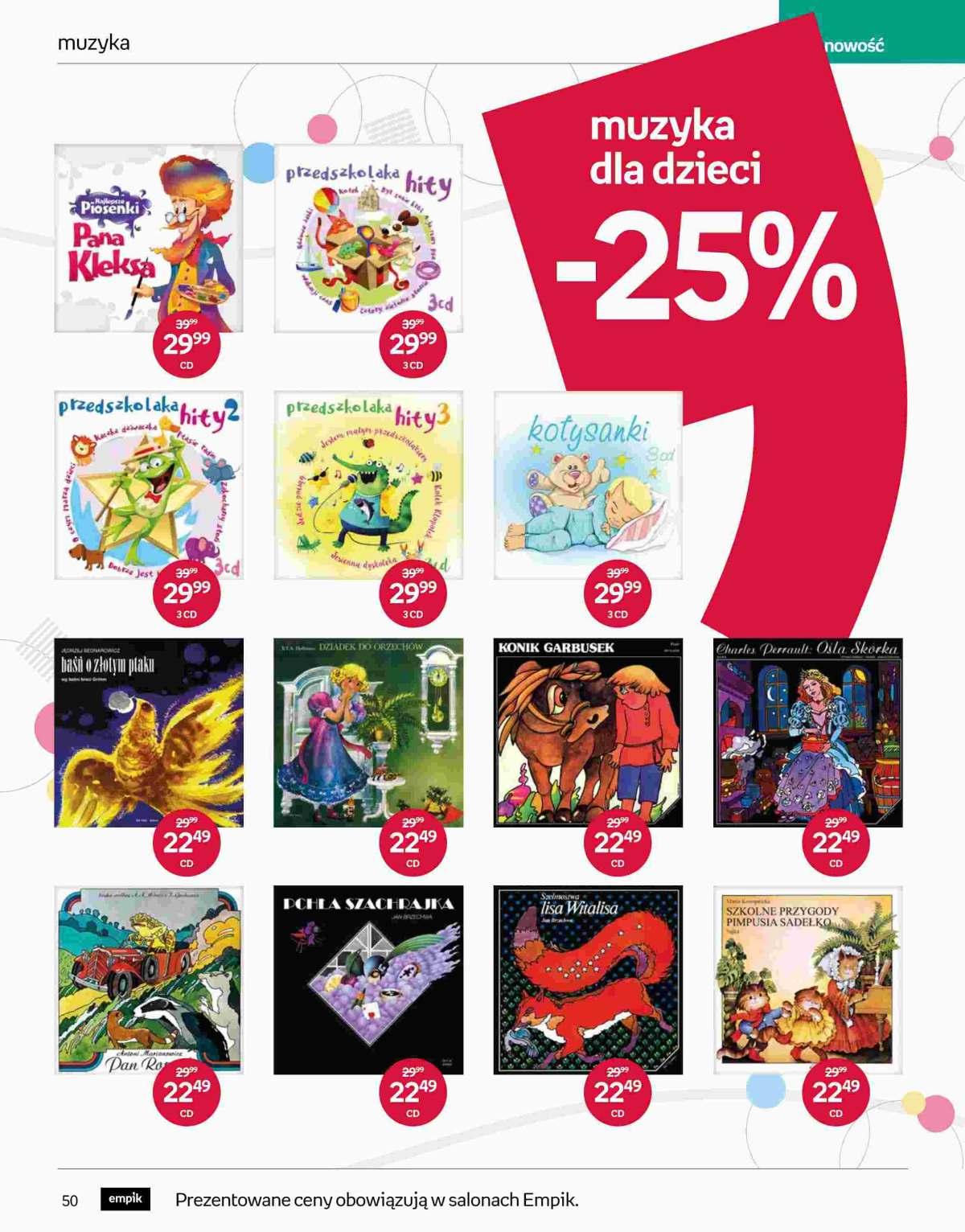 Gazetka promocyjna empik str. 50