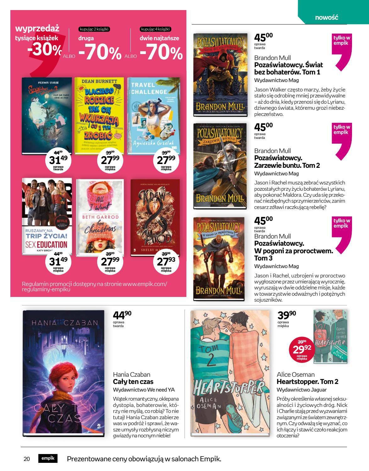Gazetka promocyjna empik str. 20