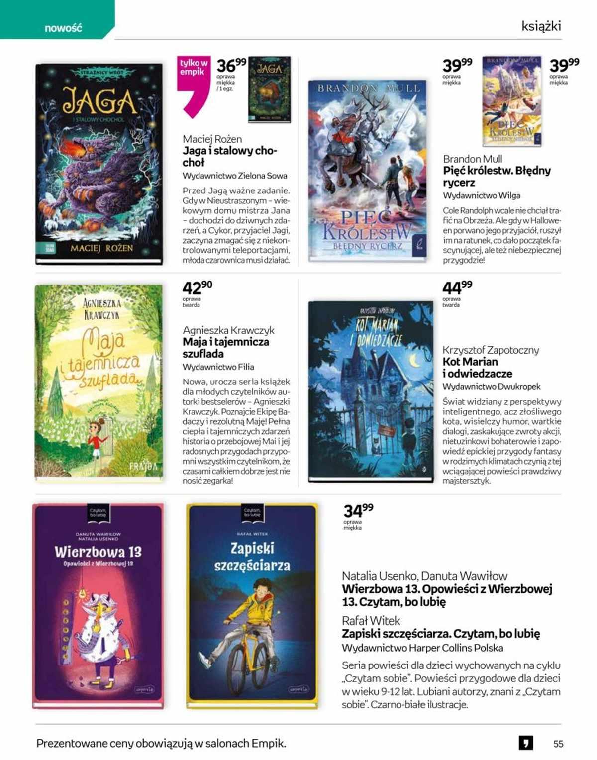 Gazetka promocyjna empik str. 55