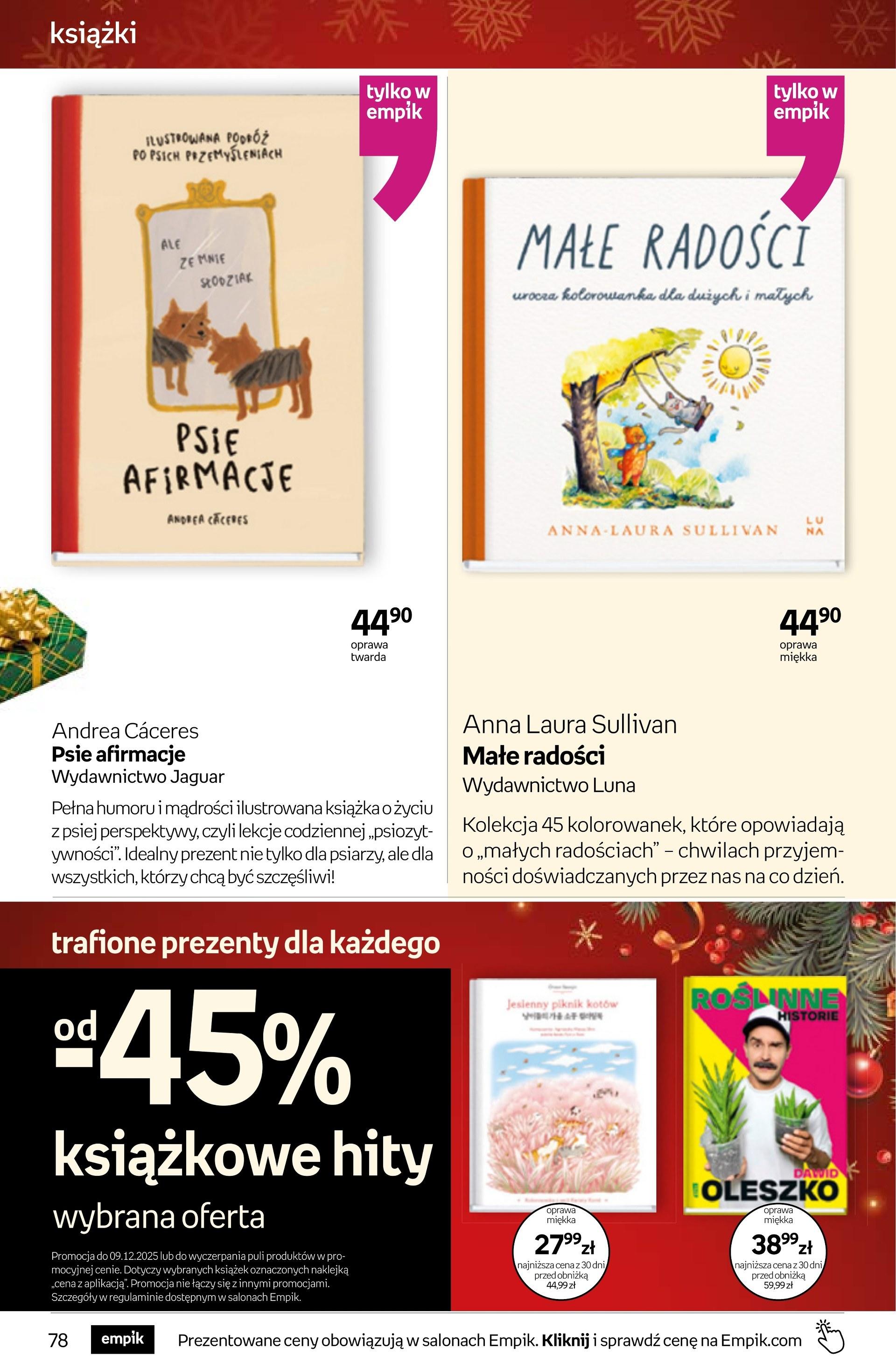 Gazetka promocyjna empik str. 78