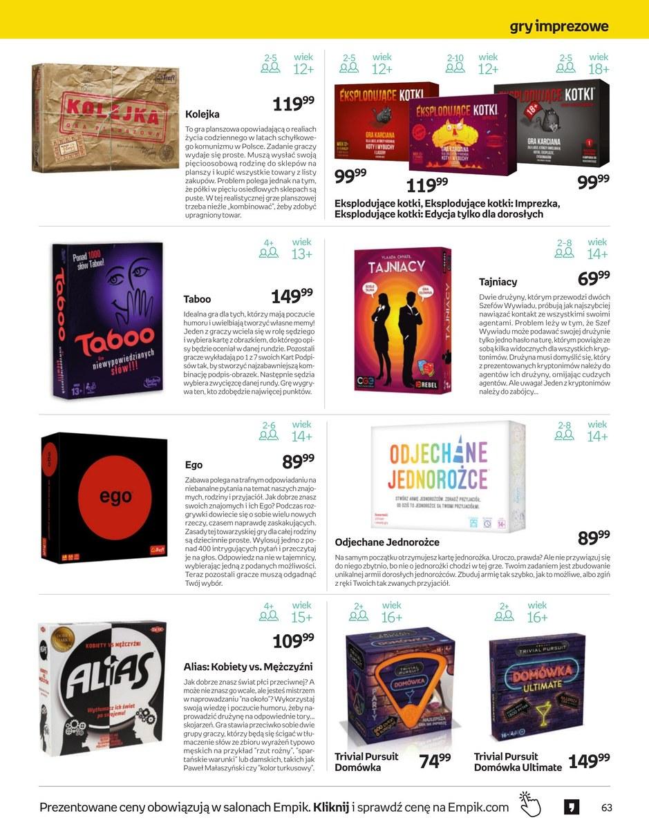 Gazetka promocyjna empik str. 63