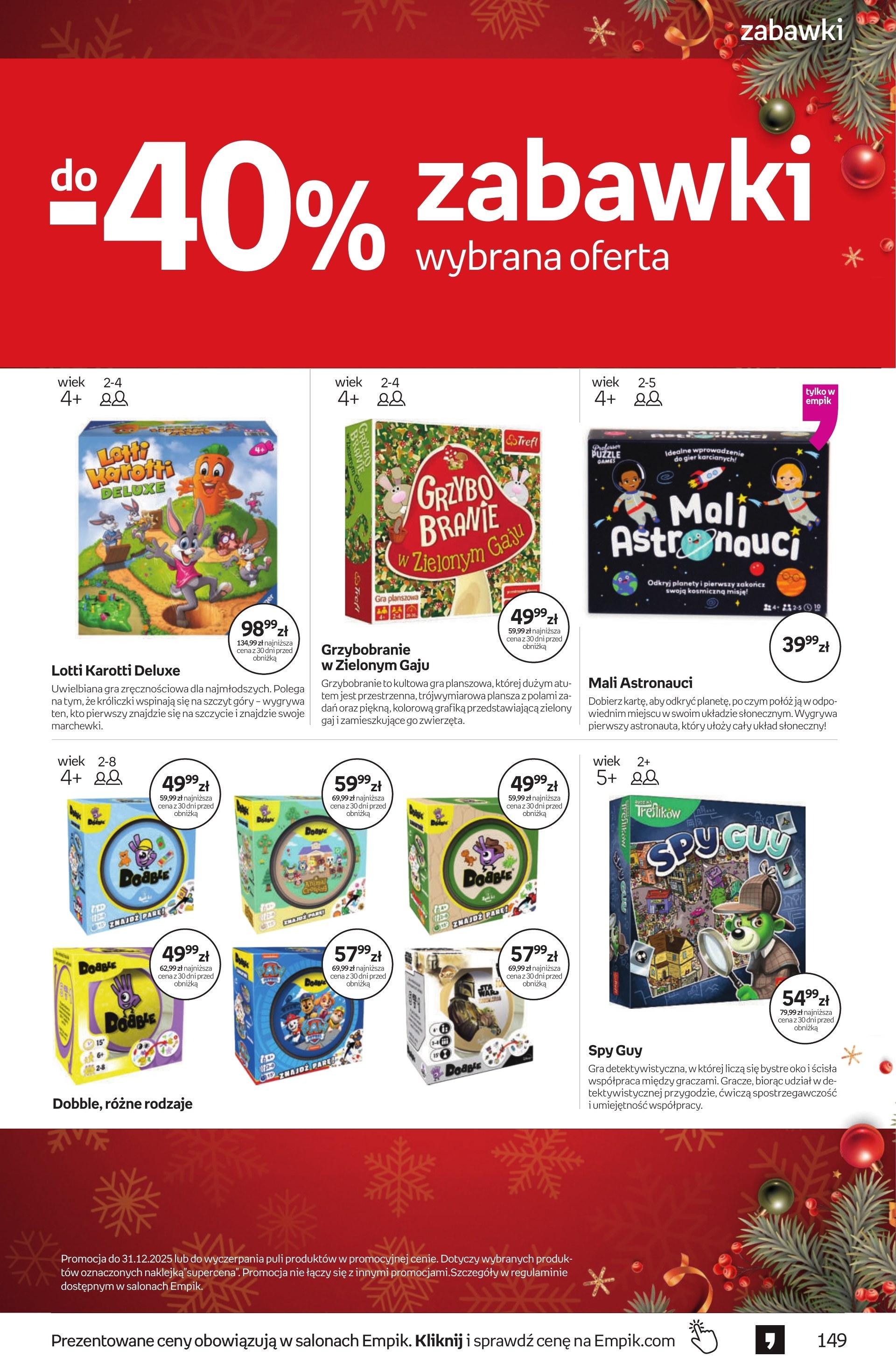Gazetka promocyjna empik str. 149