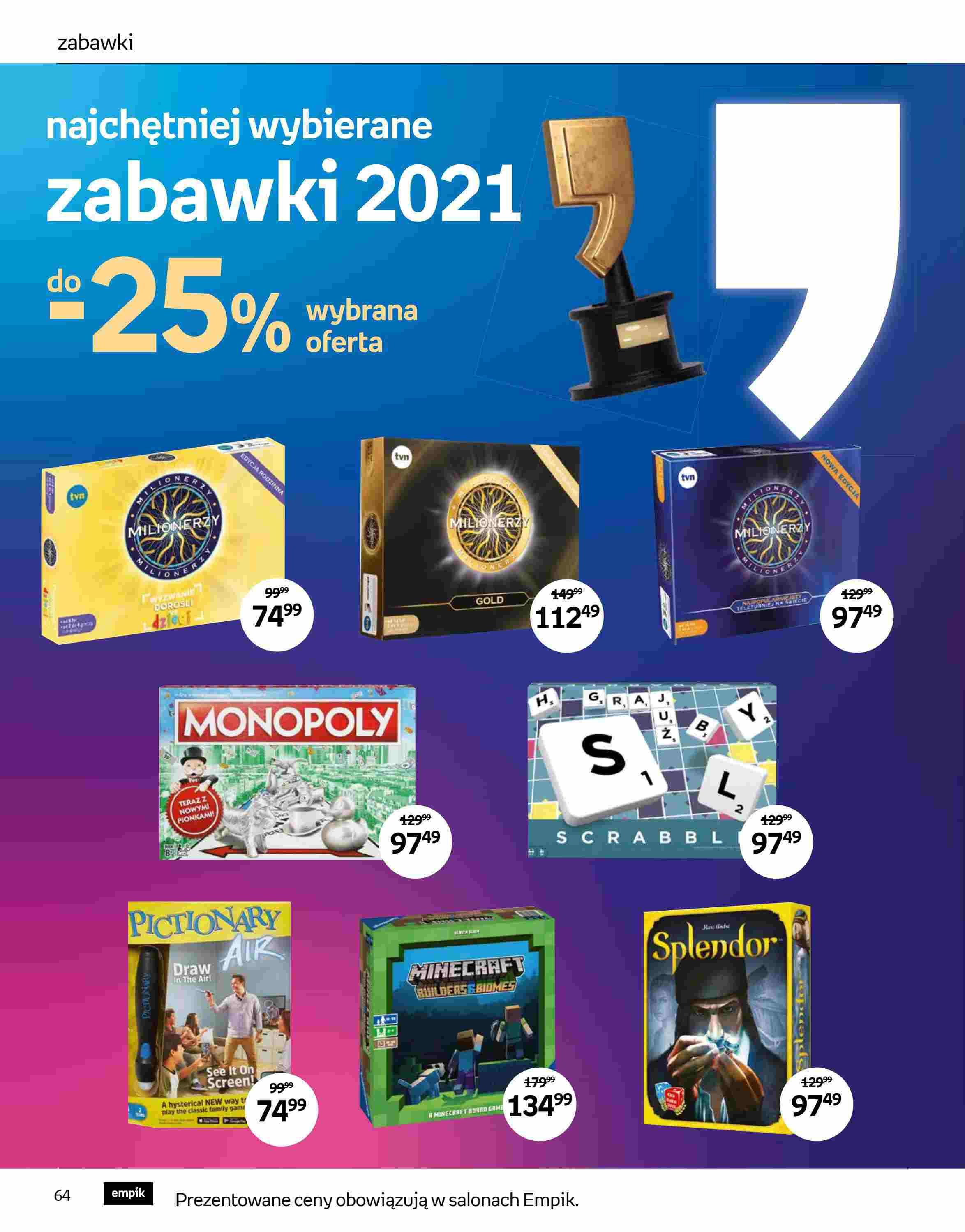 Gazetka promocyjna empik str. 64