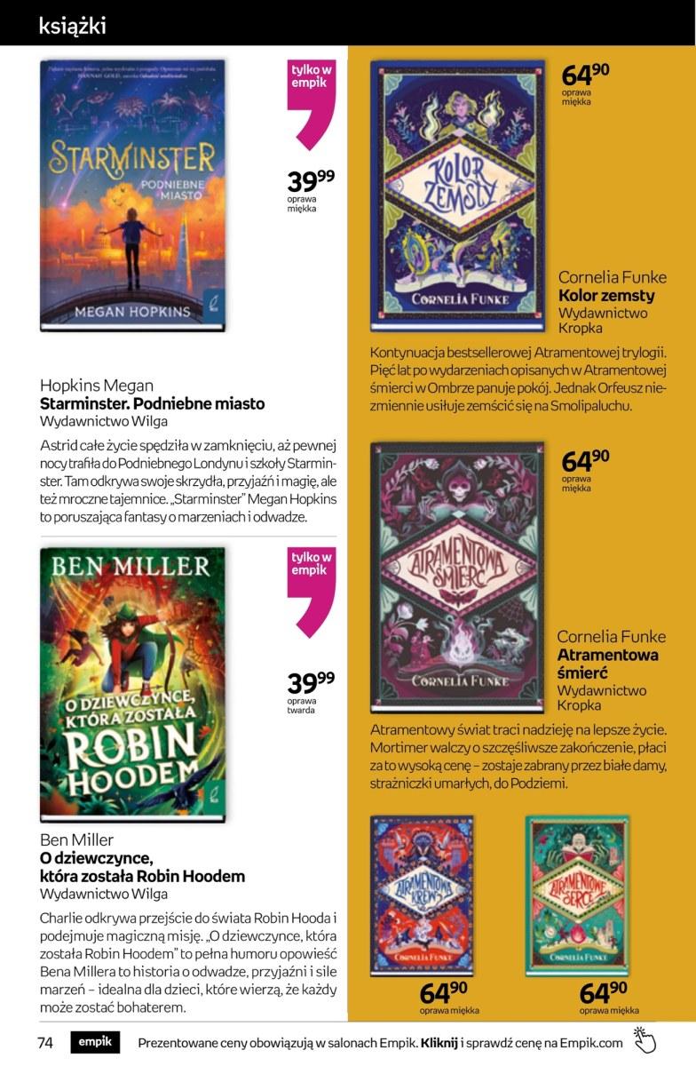 Gazetka promocyjna empik str. 74