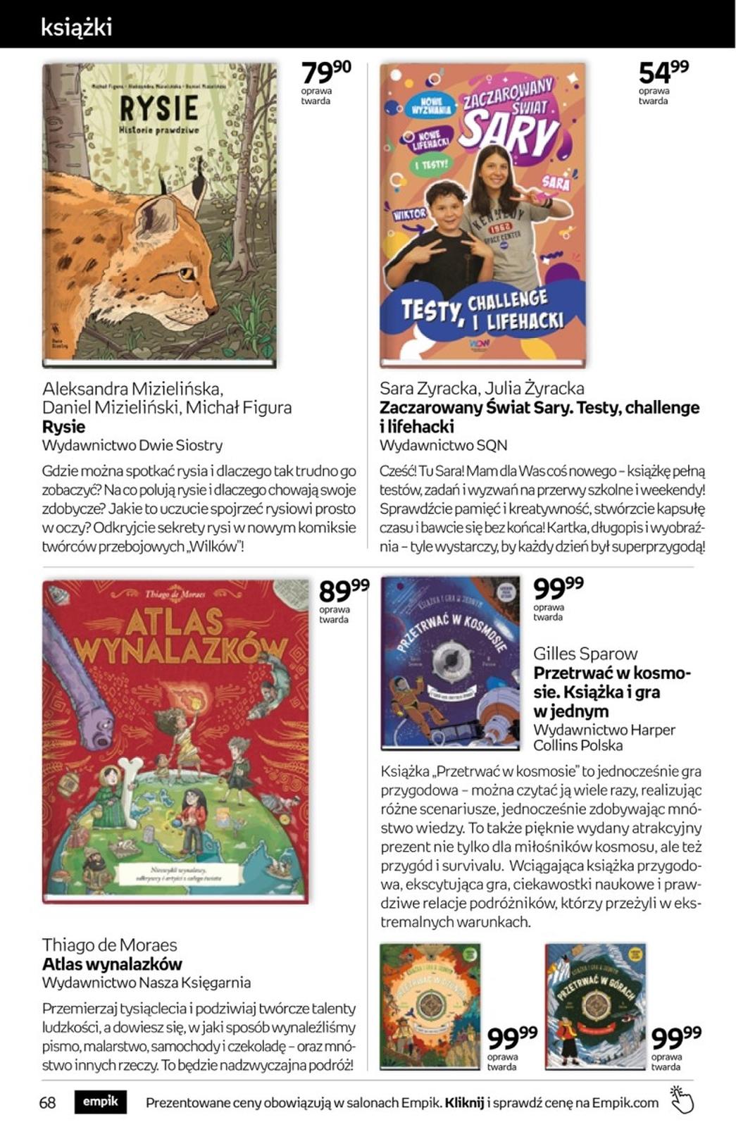 Gazetka promocyjna empik str. 68