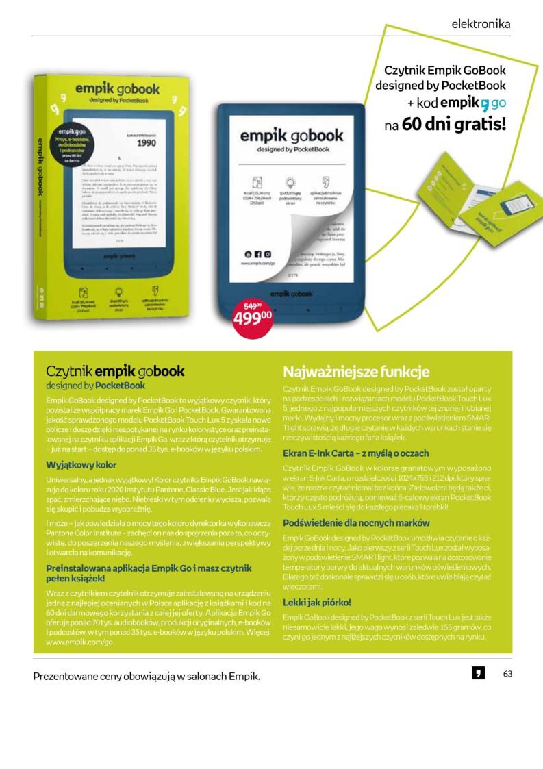 Gazetka promocyjna empik str. 63