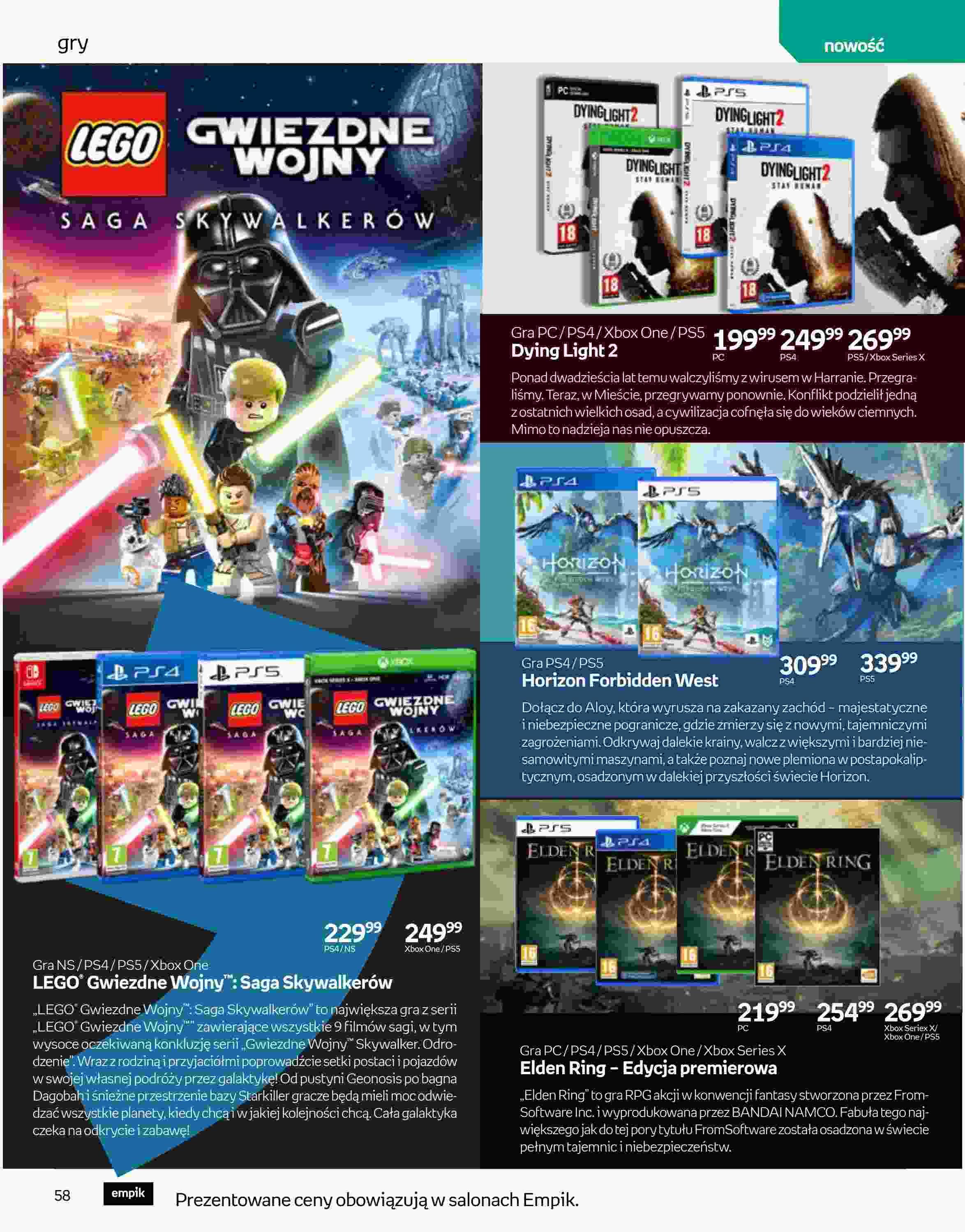 Gazetka promocyjna empik str. 58