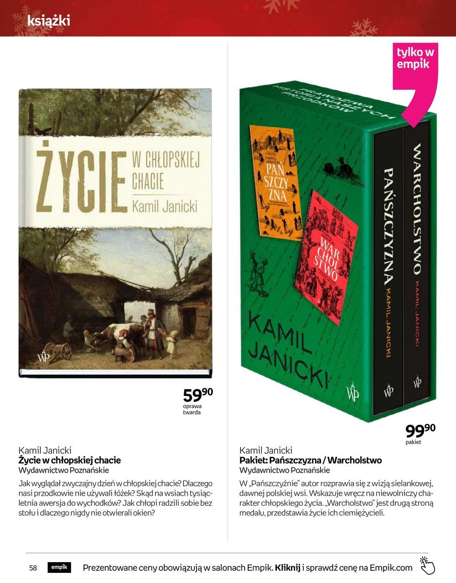 Gazetka promocyjna empik str. 58