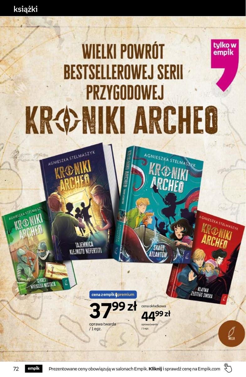Gazetka promocyjna empik str. 72