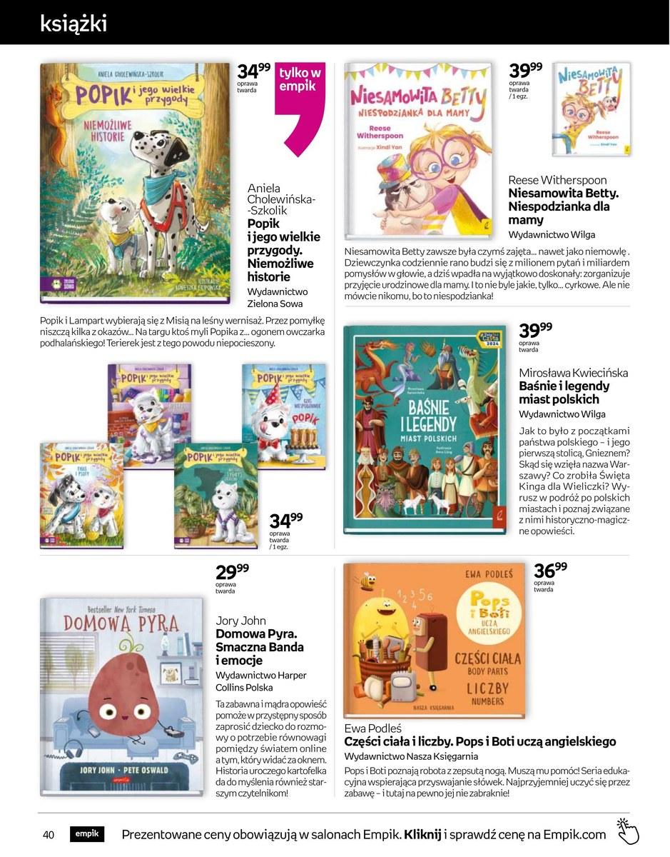 Gazetka promocyjna empik str. 40