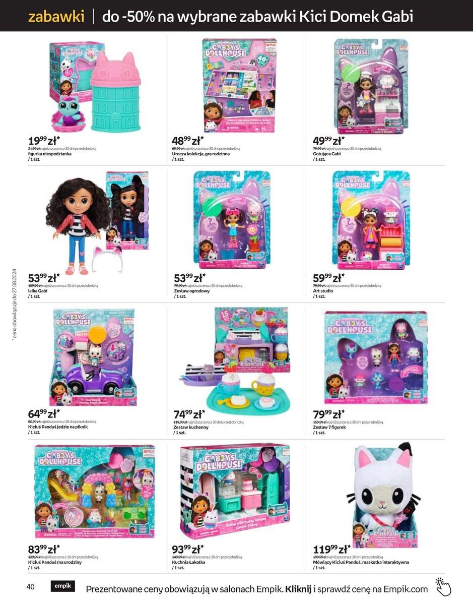 Gazetka promocyjna empik str. 40