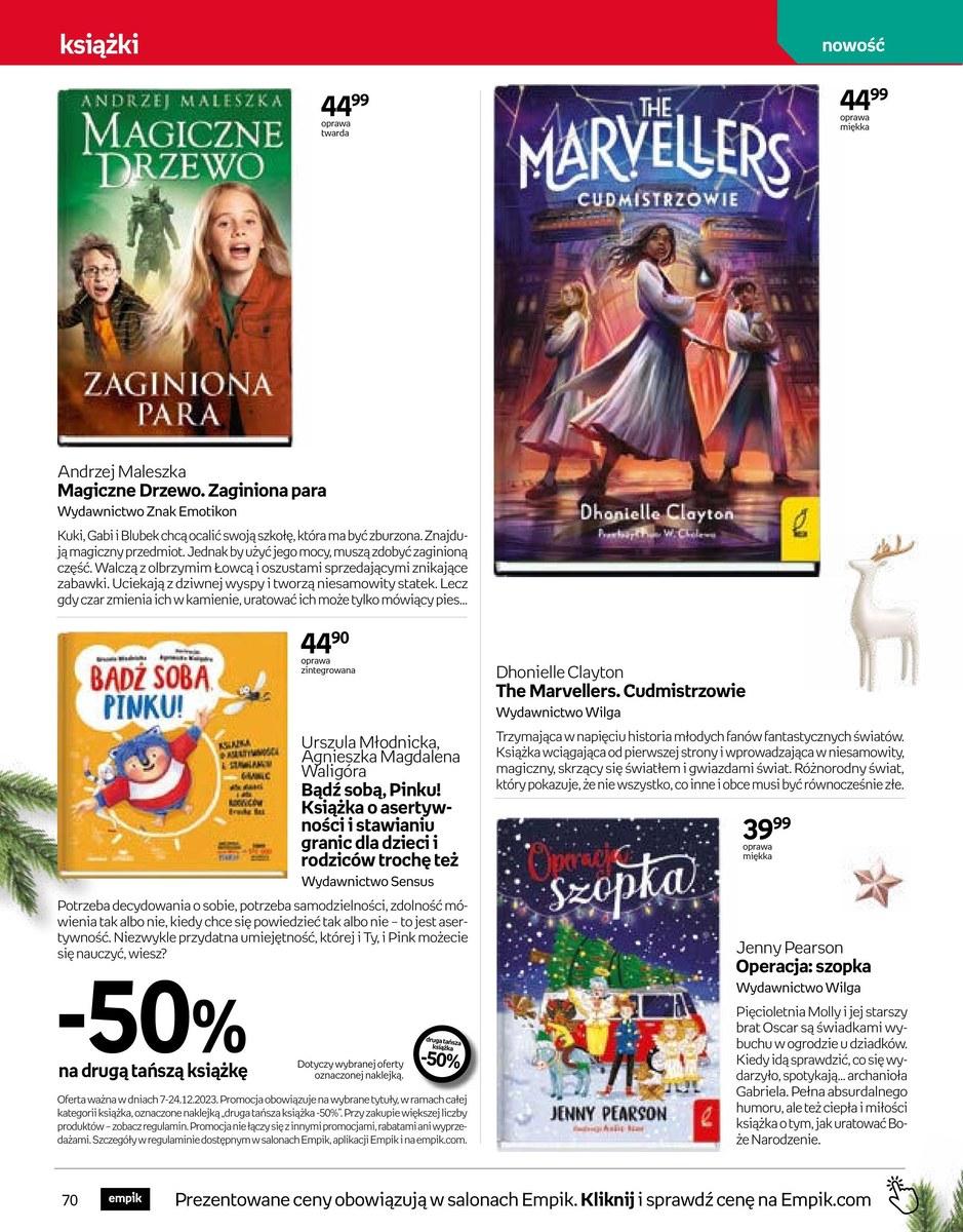 Gazetka promocyjna empik str. 70