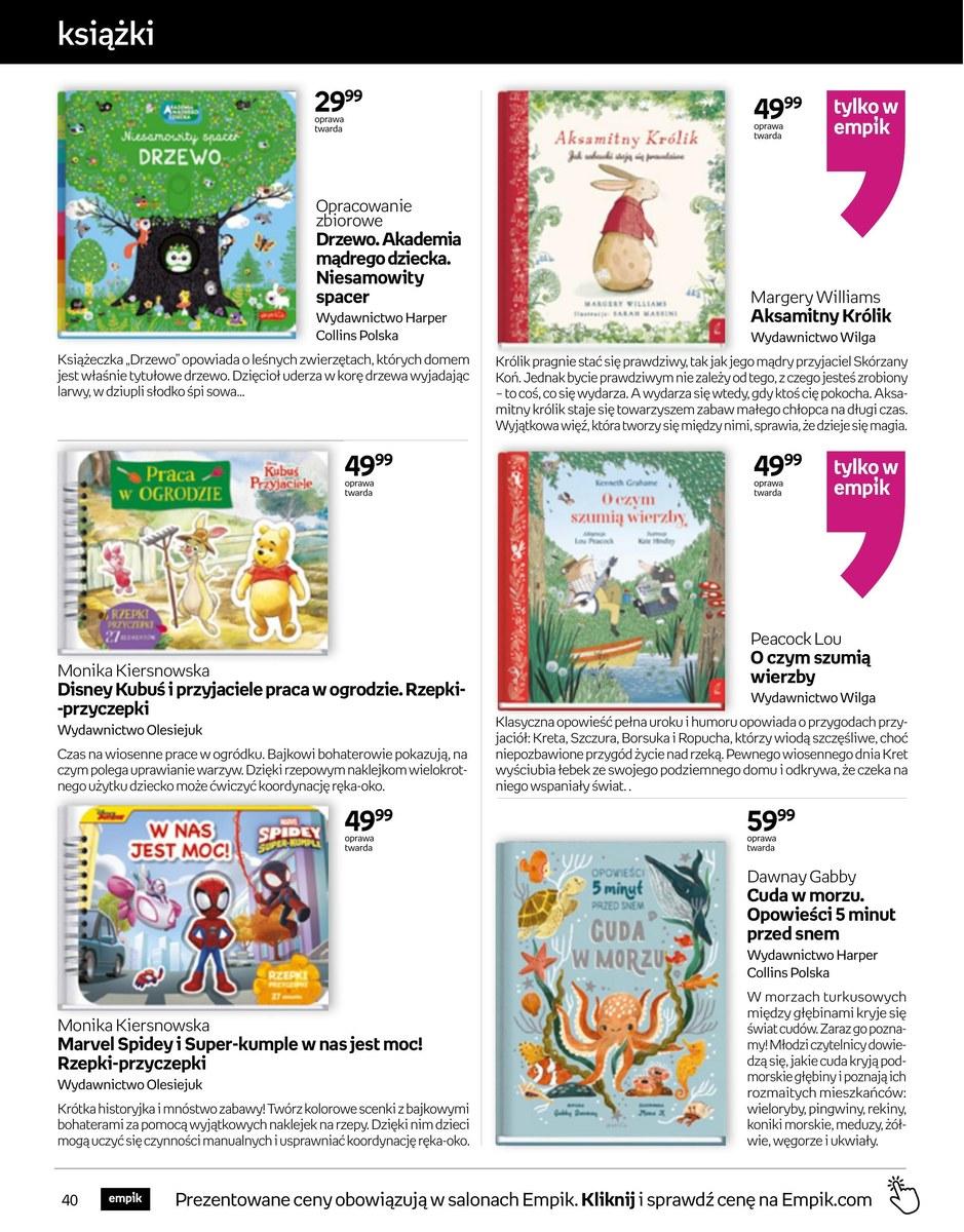 Gazetka promocyjna empik str. 40