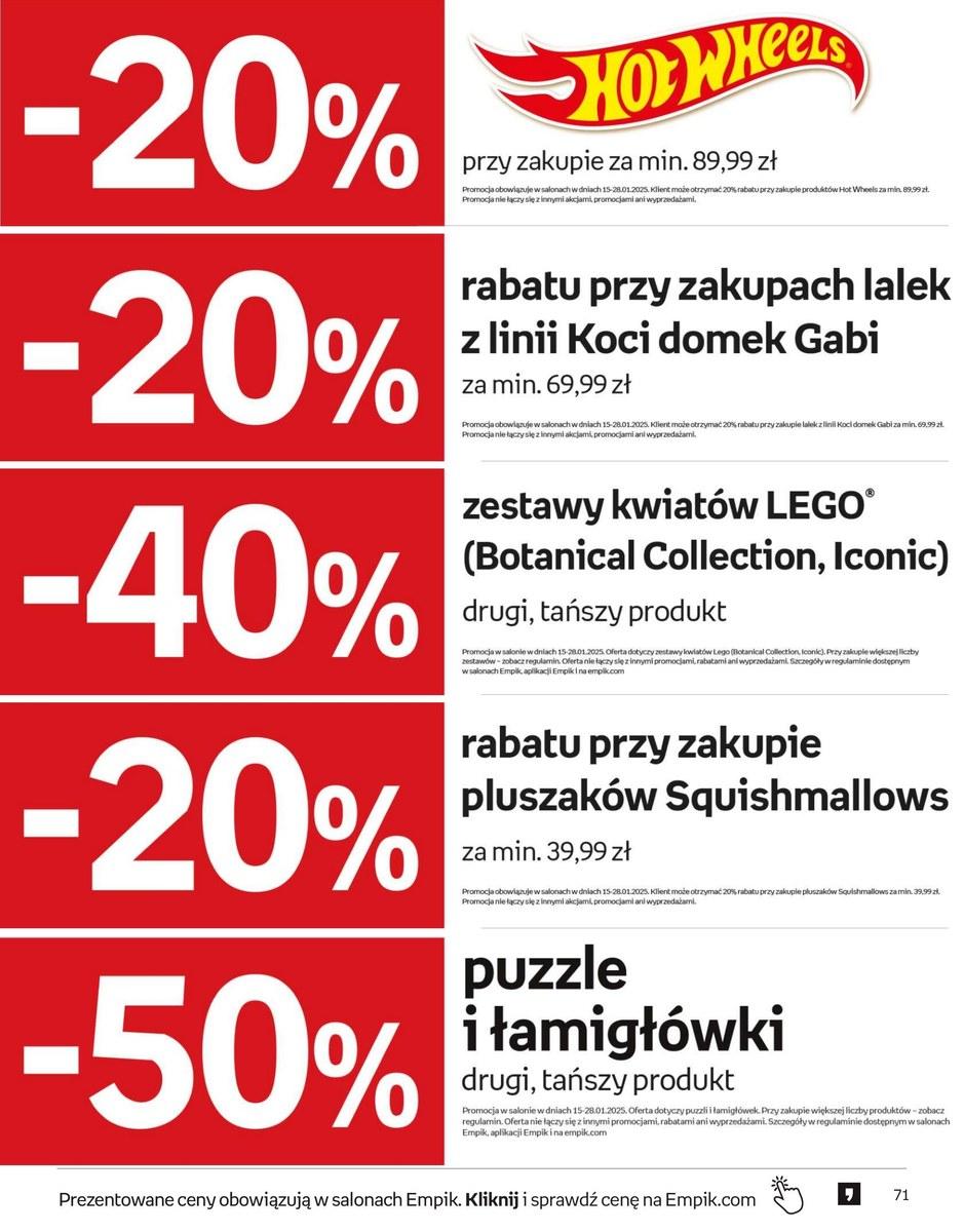 Gazetka promocyjna empik str. 71