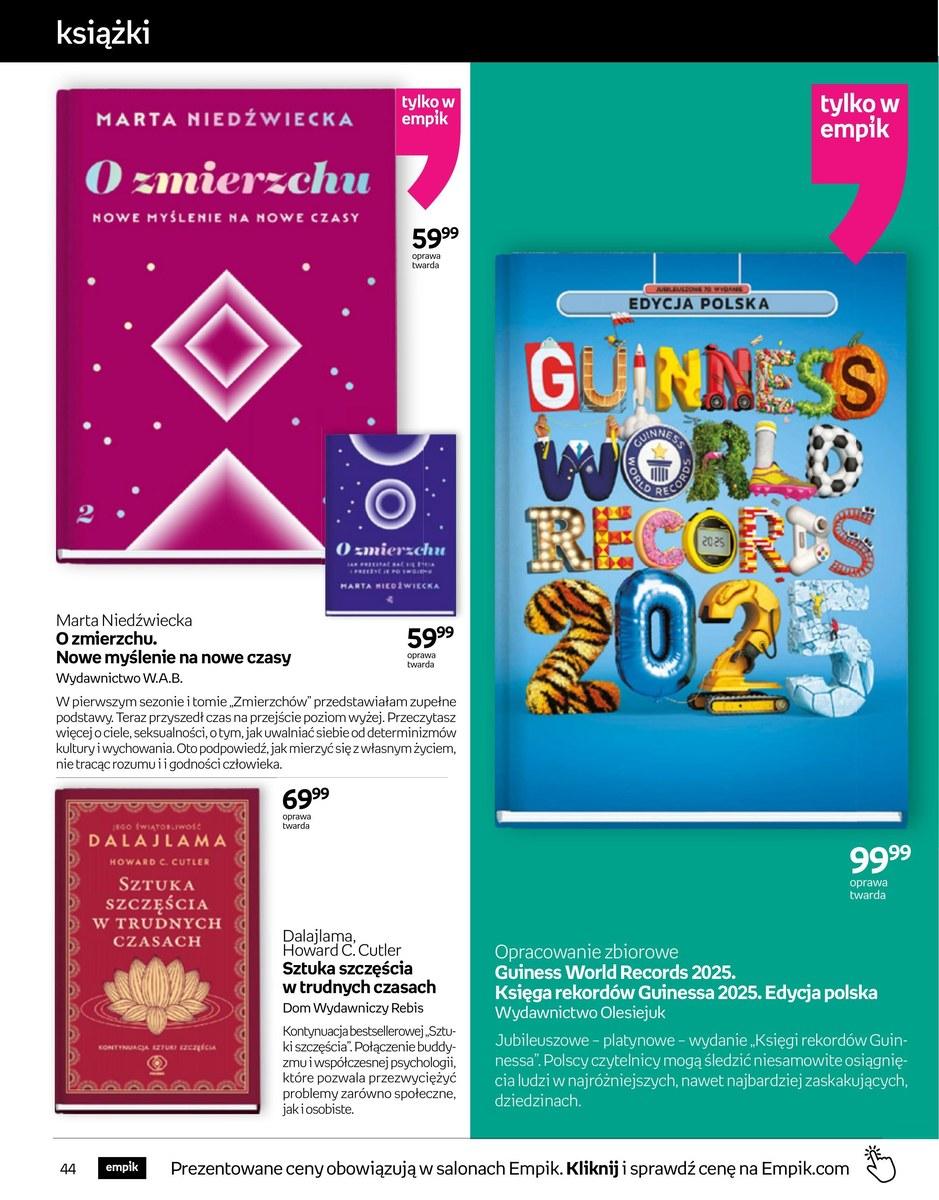 Gazetka promocyjna empik str. 44