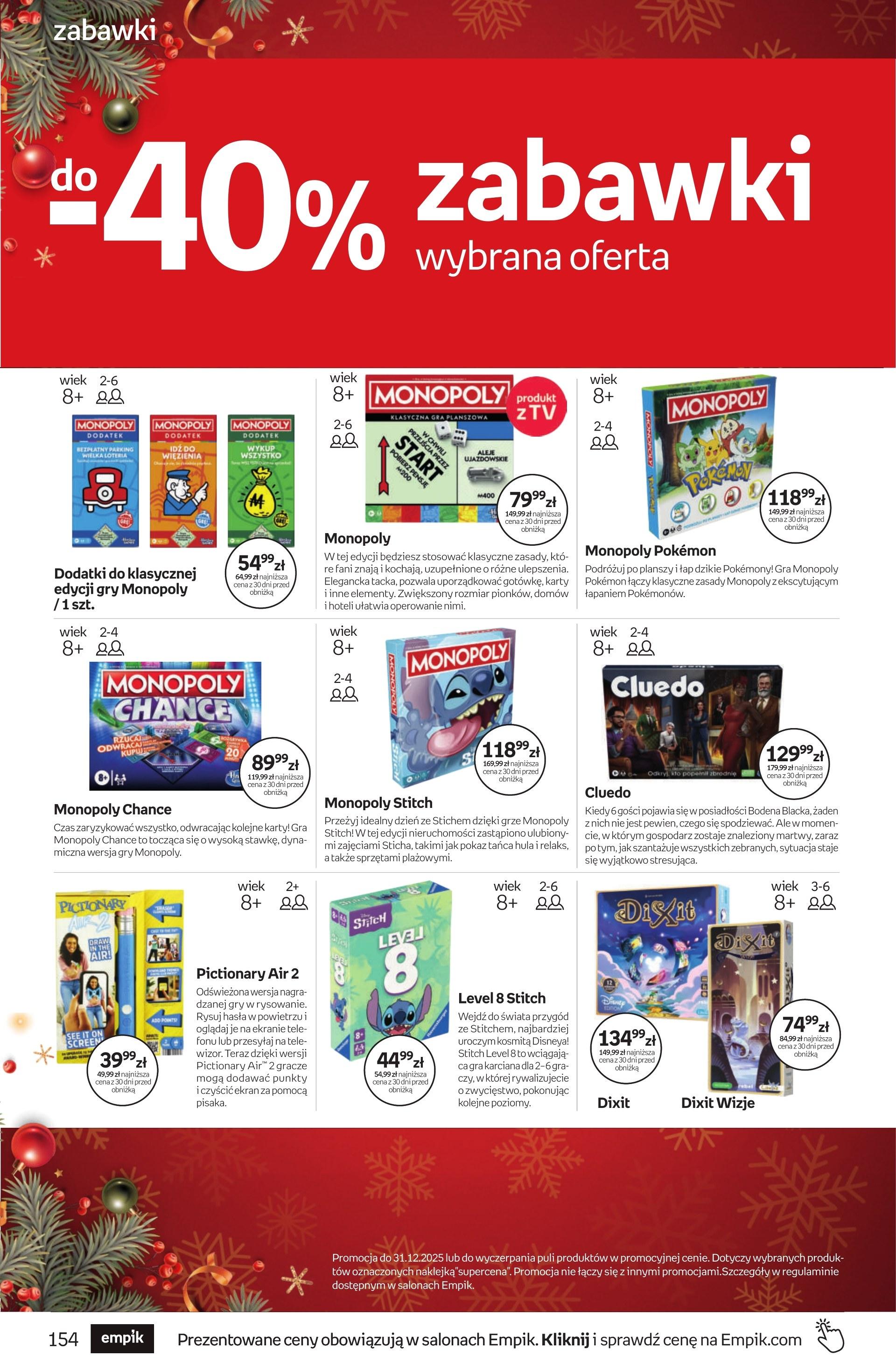 Gazetka promocyjna empik str. 154